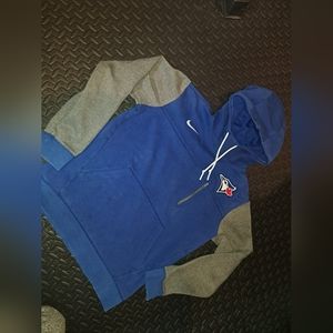 Nike × Toronto blue jays pull over atheltic hoodie